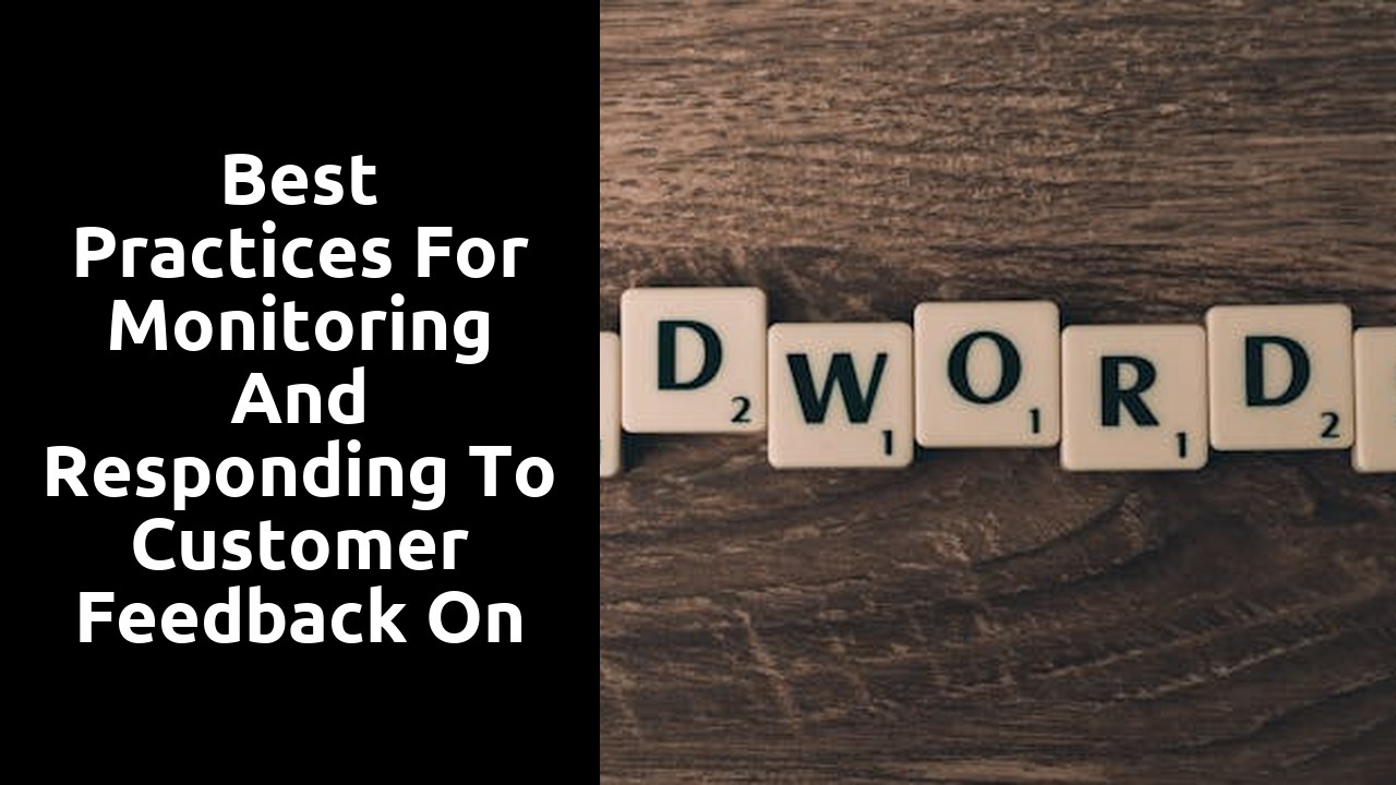 Best practices for monitoring and responding to customer feedback on online directories