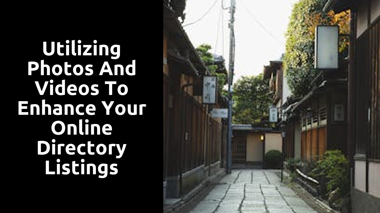 Utilizing photos and videos to enhance your online directory listings